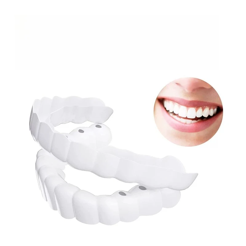Perfect Fit Teeth Whitening Fake Tooth Cover Snap on Silicone Smile Teeth Cover Fake Tooth Instant Confidence Smile Tools view 2