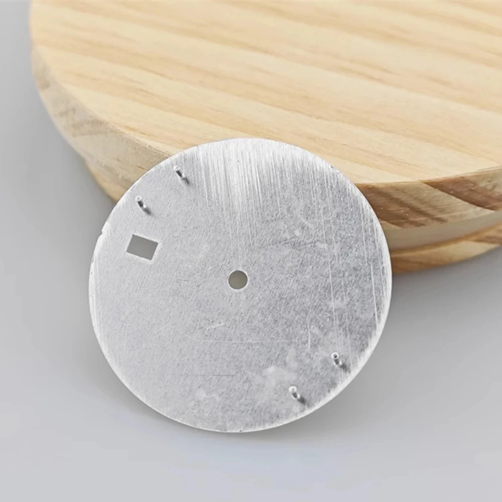 New Simple Solid Color Watch Dial 30.5mm, for NH35A/4R35 Movement, Mechanical No Luminous Watch Faces, Single Calendar NH35 Dial