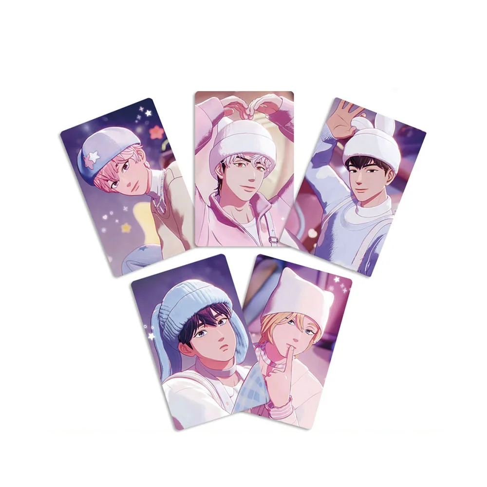 مجلة KPOP PLAVE 5/10 قطعة/المجموعة/مجموعة من بطاقات السيلفي نوح يجون هامين بطاقات صور لطيفة على الطراز الكوري بطاقات بريدية لمقتنيات أعياد الميلاد #3