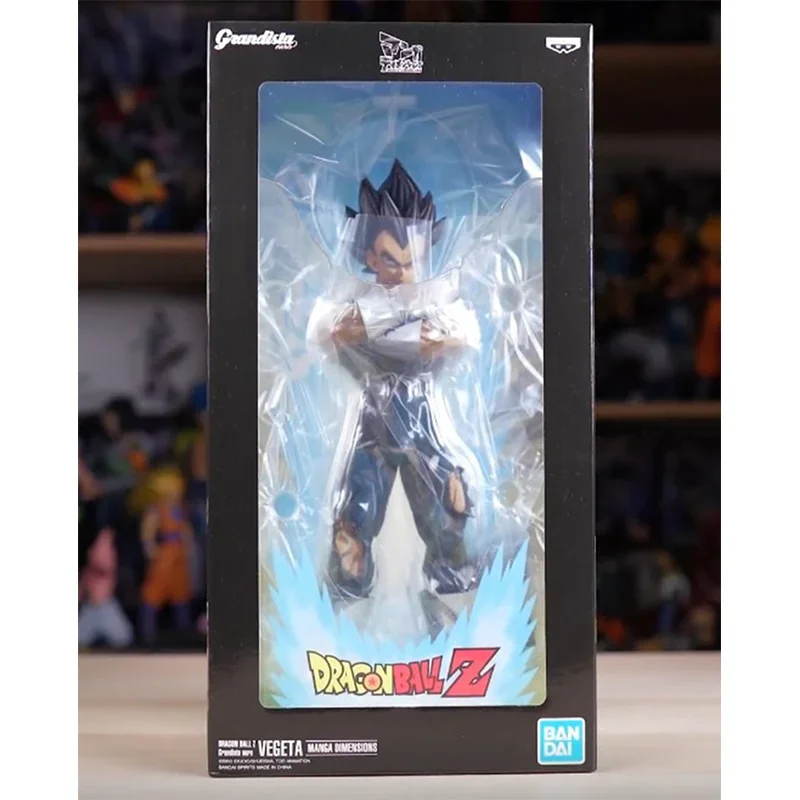 Bandai Originale DRAGON BALL Z Anime Figura Grandista Nero Vegeta IV Action Figure Giocattoli per I Bambini Regalo Bambole Modello Da Collezione