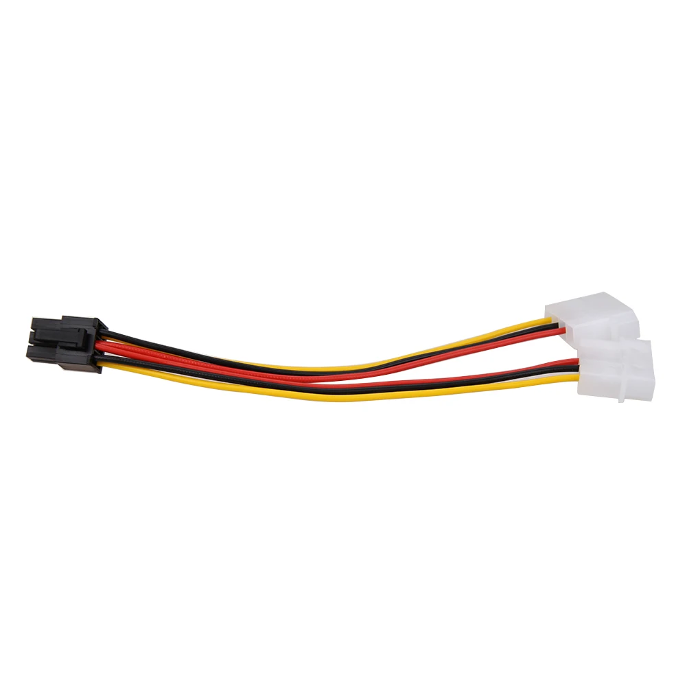 Адаптер преобразователя питания Molex (4 Pin) в PCI-E (6 Pin), 10 шт.