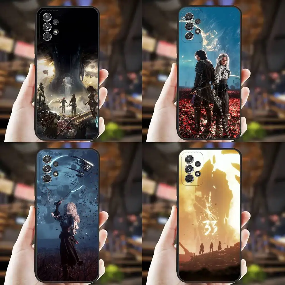 

Clair Obscur Expedition 33 Phone Case For Samsung S25,S24,S21,S22,S23,S30,Ultra,S20,Plus,Fe,Lite,Note,10,9,5G Black Cover