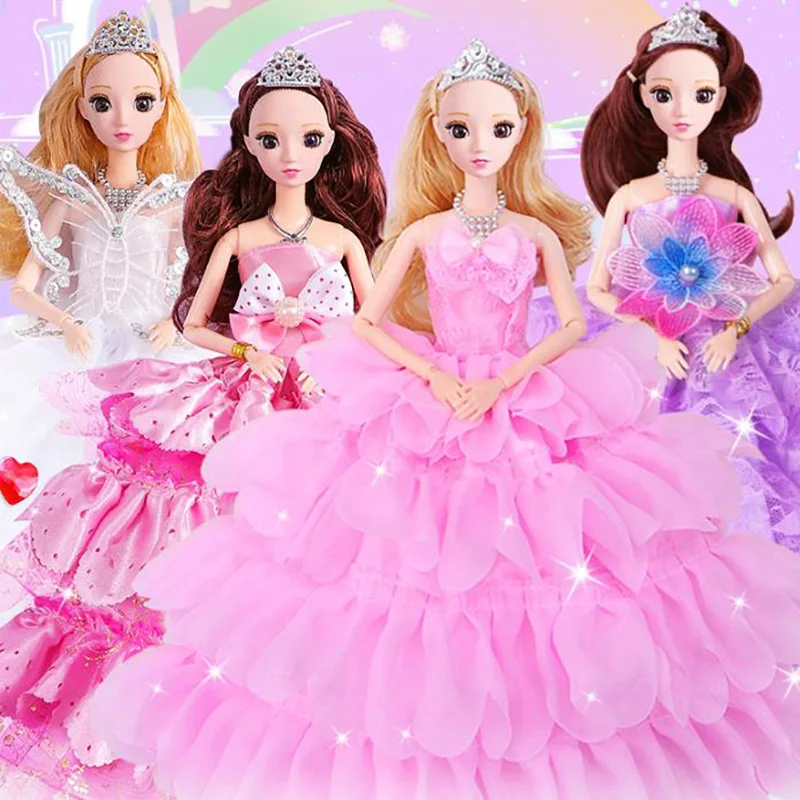 

Musical Lovely Doll Toy Girl Birthday Present Girl play House Children Kids Toys Gift Wedding Dress Children's Toy Dream