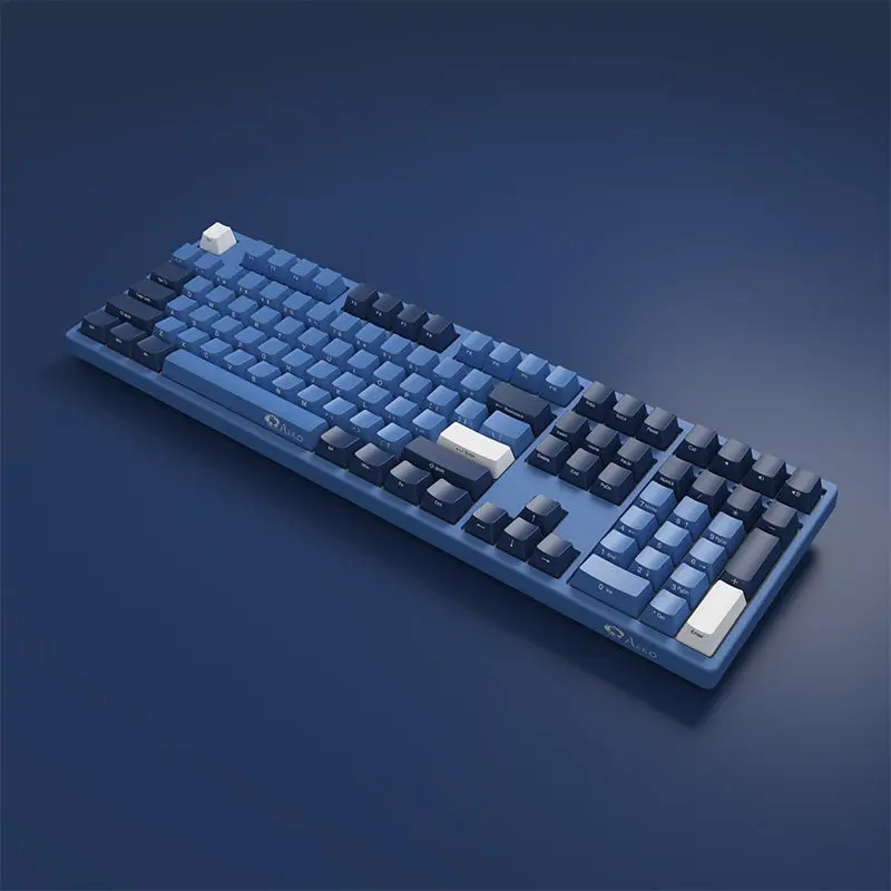 Imagem -06 - Akko Oceano Estrela Teclado Mecânico Usb Lado Gravado Pbt Keycap 108 Chave Jogo Digitação Chave Completa sem Perfurador Acessórios de Jogo de Computador