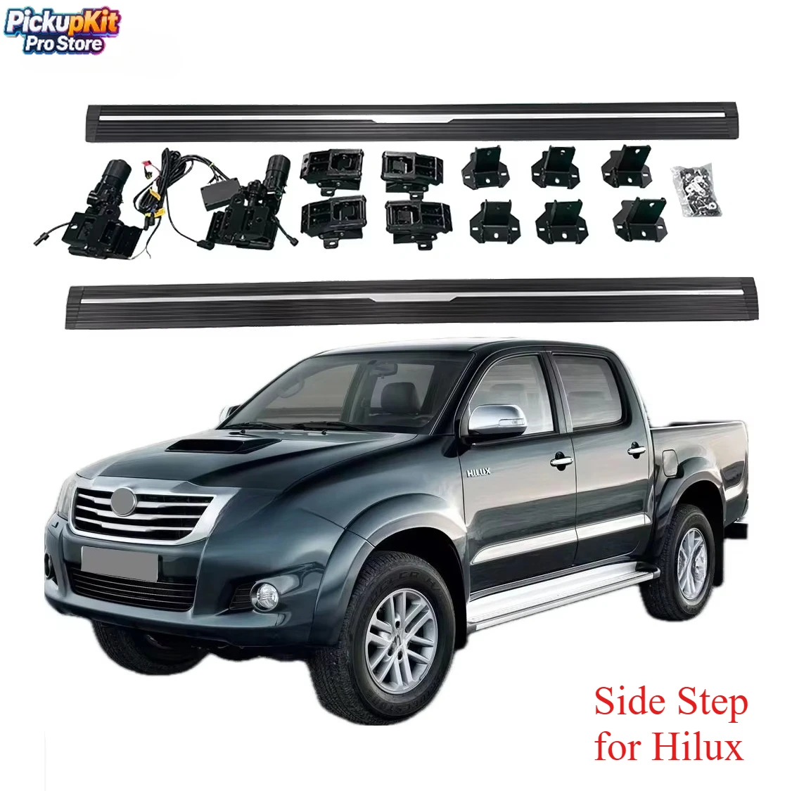 

Auto Parts Electric Side Step for Hilux VIGO Electr Run Board Exterior Accessories Pickup 4x4 Powered Steps