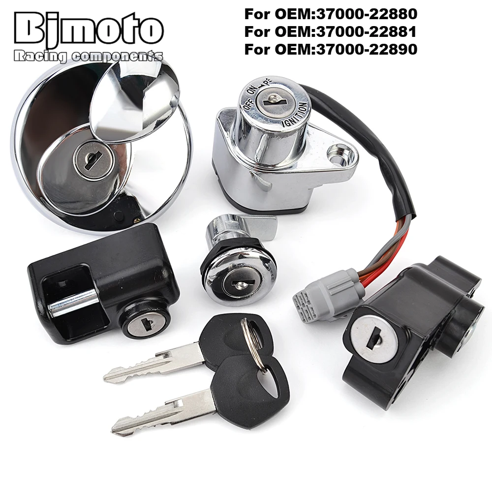 

Motorcycle Ignition Key Switch Lock Set For Suzuki VLR1800 Intruder C1800R/ Boulevard C109R 2008-2011 37000-22880 37000-22881