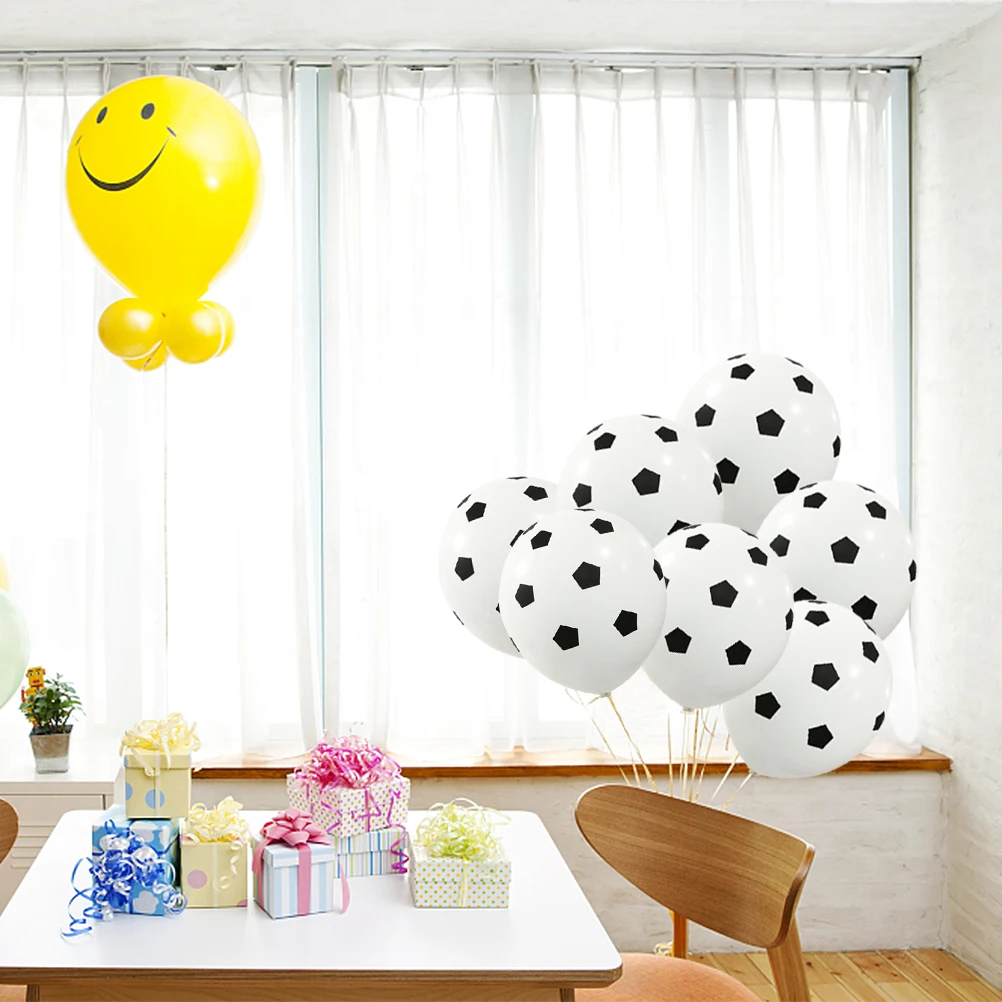 

20 Pcs Football Balloon Supply Soccer Party Decorations Girl Theme Favor Decorate Anniversary