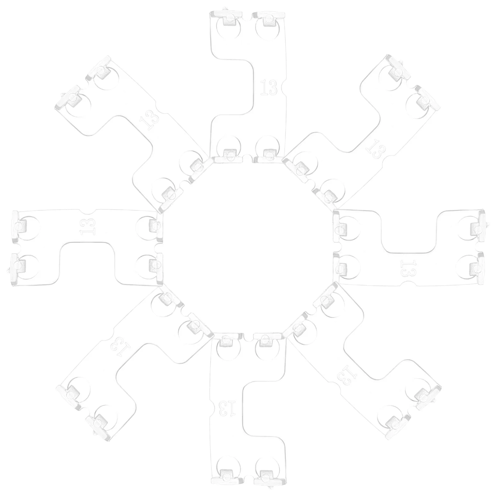 

20Pcs Plastic Butterfly Clips for Blinds Easy Install Valance Clips Blind Replacement Parts Sturdy Plastic Window Accessories