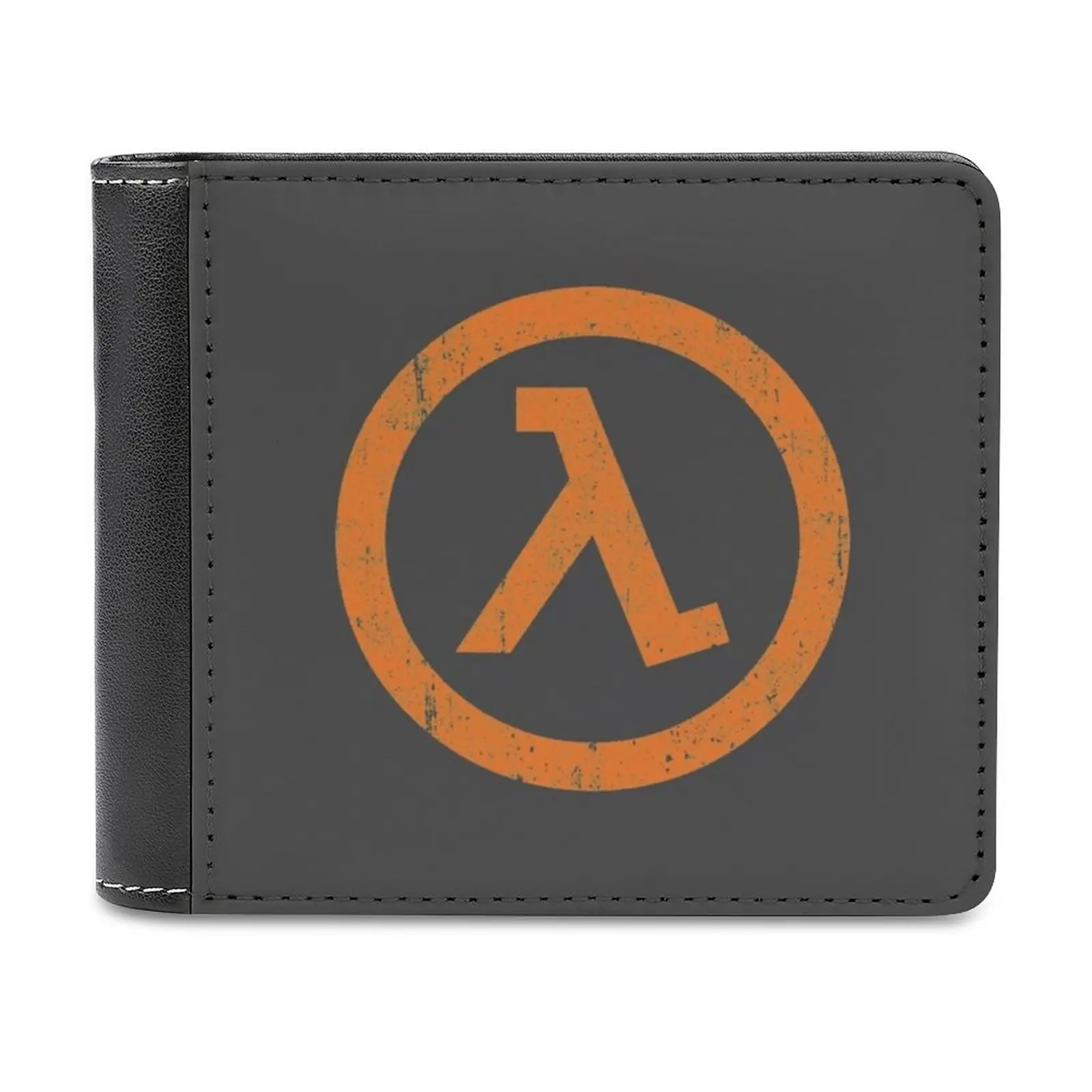 Half Life Lambda Symbol New Print Wallet Short Men Wallets Credit Card Holder Purses Gaming Game Games Video Game Video Games