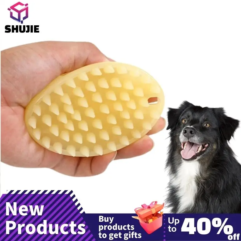 Dog Cat Massage Brush Pet Washer Comb Cleaner Puppy Wash Tools Soft Gentle Silicone Bristles Quickly Cleaing Brush Tools