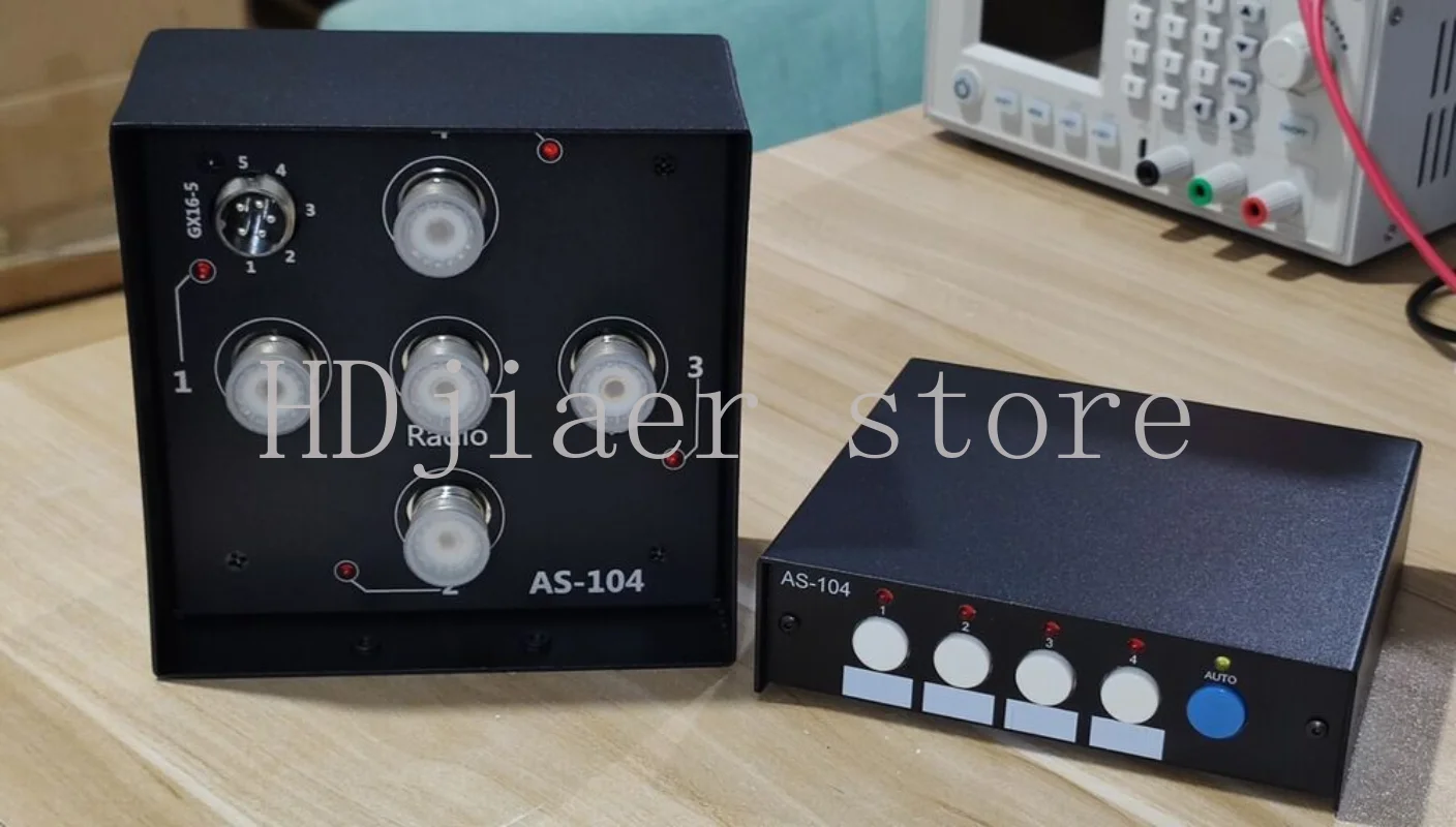 

Automatic HF Shortwave Antenna 1X4 Antenna Controller Switcher Support YAESU Support Network Control AS104/AC104