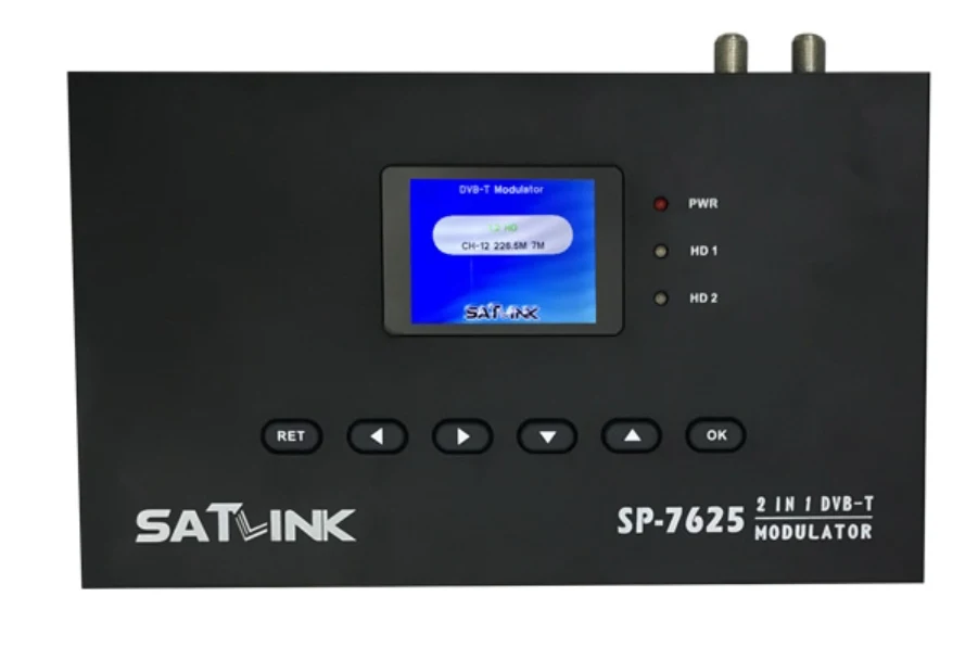 Imagem -03 - Satlink-modulador rf Digital Sp7625 Rota Dvb-t Roteador ac dm em Original