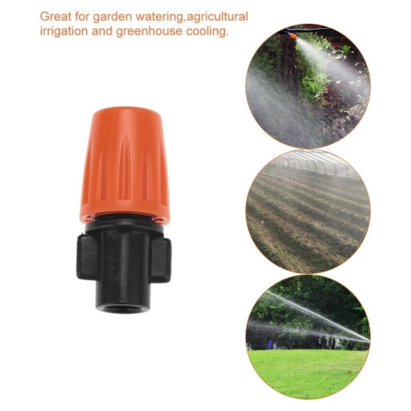 50PCS Adjustable Garden Drip Irrigation Misting Nozzle Micro-Flow Dripper Spray Gardening Tools