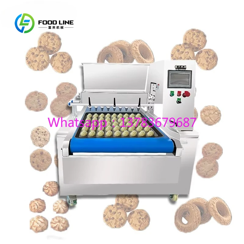 Customized Cookie Extrusion Cutting Machine for Bakery Use Nut Flour Extruded Cake Slicing Sponge Confectionery High Efficiency