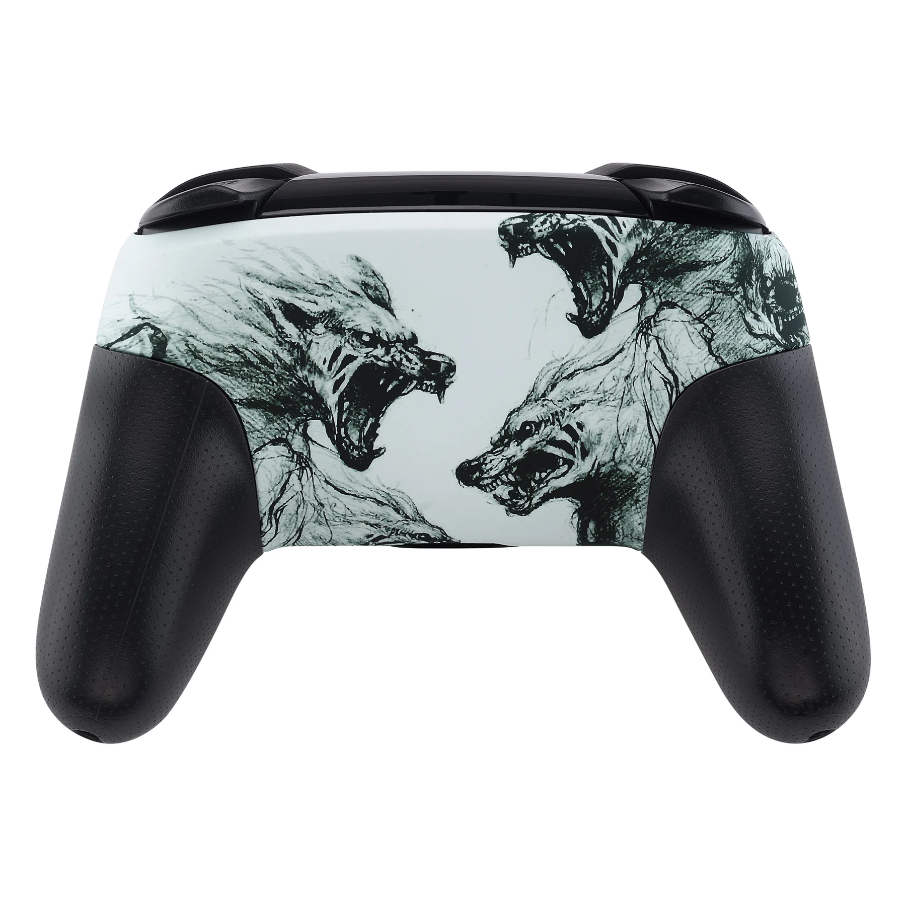 EXtremeRate-Plaque frontale et plaque arrière personnalisée Soft Touch, coque de remplacement, boîtier pour manette Nintendo Switch Pro