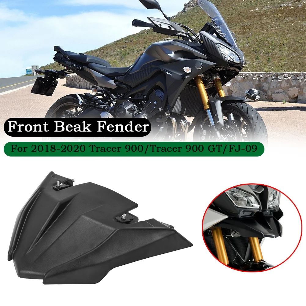 

Motorcycles For Yamaha MT09 Tracer/GT Front Wheel Fender Beak Nose Cone Extension Cover Extender Cowl 2018-2025 Accessories