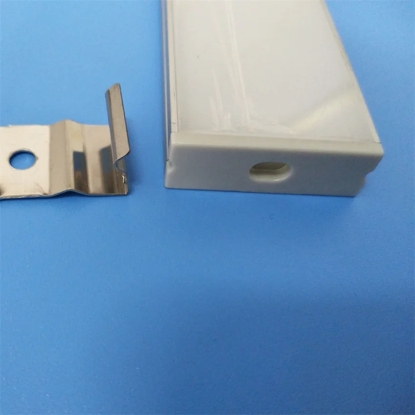 2.5m/pcs Free Shipping  LED aluminum profile with milky cover /aluminum profile accessory/aluminum profile end-cap