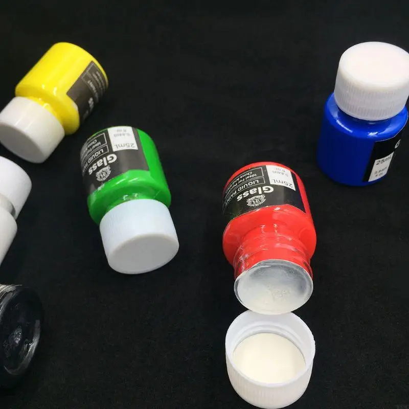 W89C 6 Cores suprimentos arte pintura acrílica para a arte da parede pintura aquarela