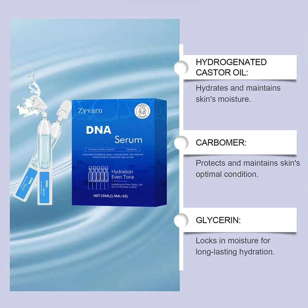 10/50/100 قطعة العناية بالبشرة الجافة يخترق بسرعة جوهر ترطيب غير كوميدوجينيا ينعم الملمس صحي توهج مصل الوجه الرعاية #3