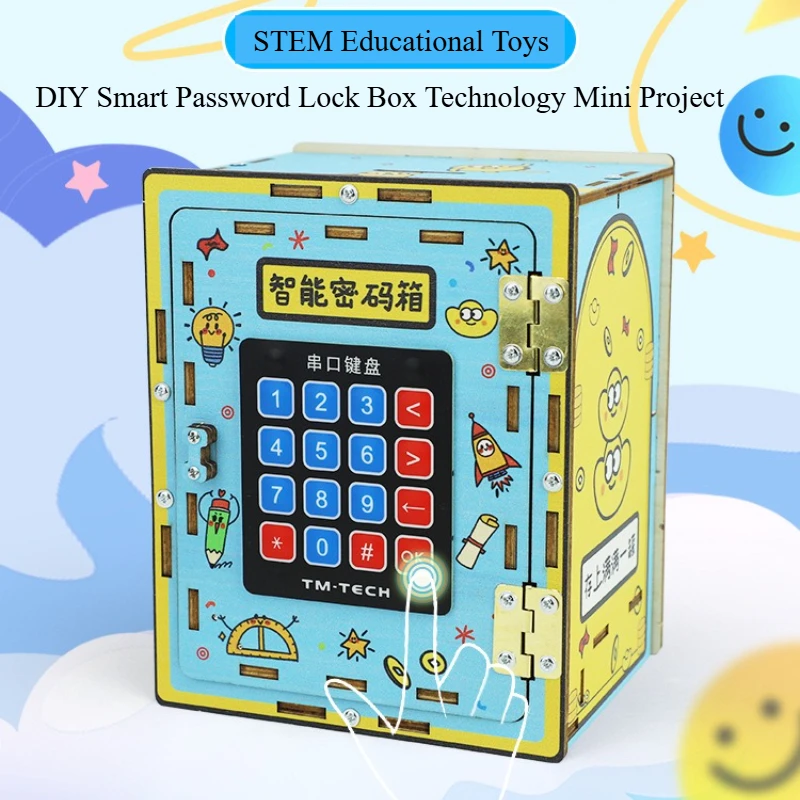 لتقوم بها بنفسك صندوق القفل الذكي مجموعة الجذعية تكنولوجيا العلوم الإلكترونية مشاريع صغيرة التعليمية الفصول الدراسية لعبة تعلم للأطفال الذين تتراوح أعمارهم بين 10-16