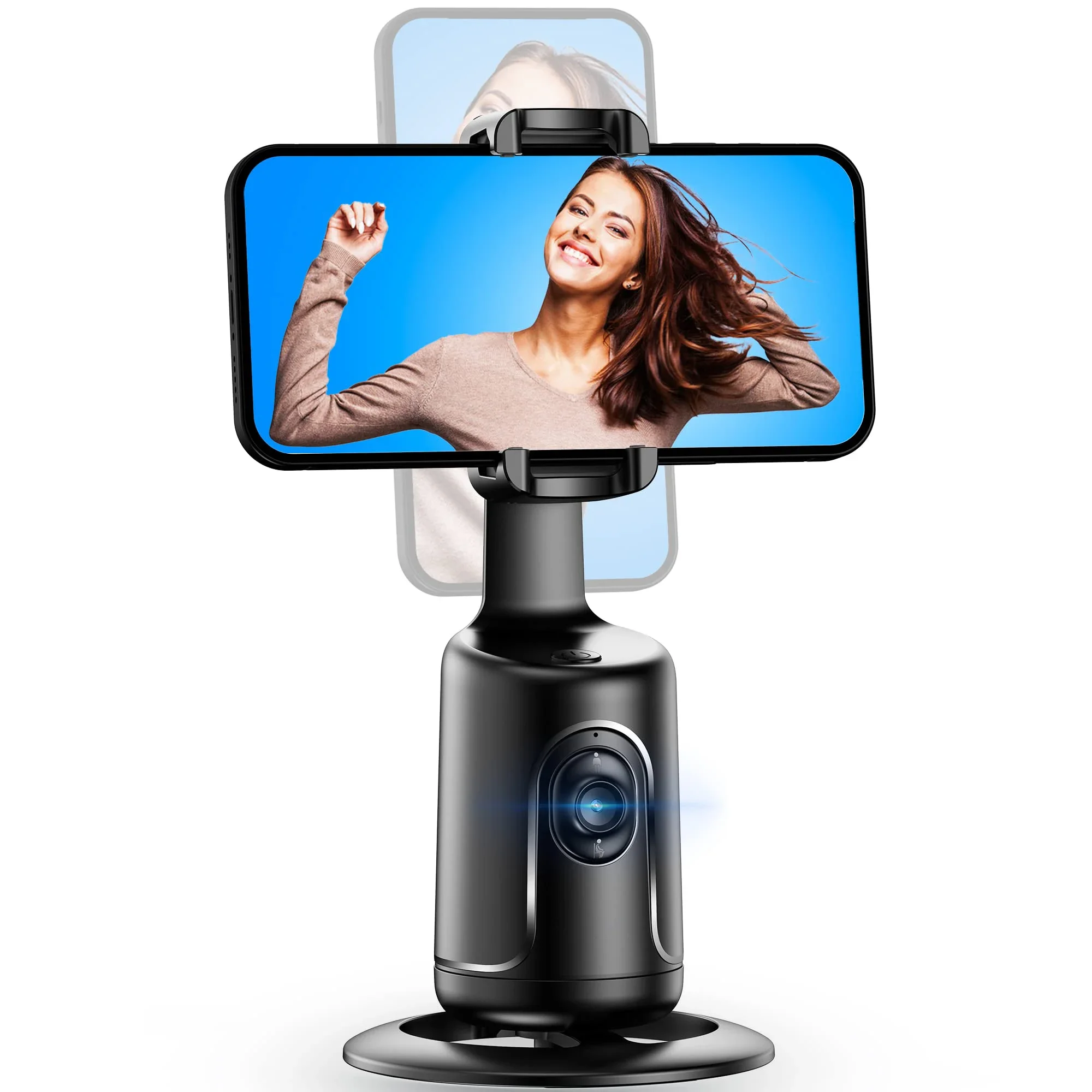 Auto Tracking Phone Holder Auto Face Tracking 360 Rotation Fast Face & Object Tracking Cameraman Robot Portable,oad-bearing new