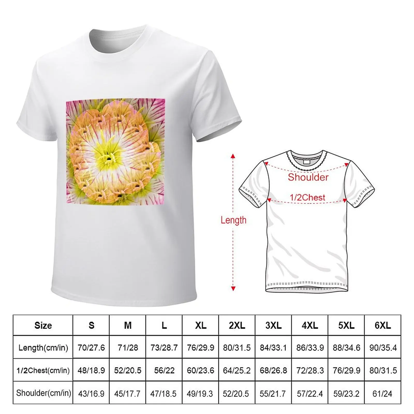 Spring Primrose Floral Print T-Shirt anime summer clothes customizeds sports fans funny t shirts for men