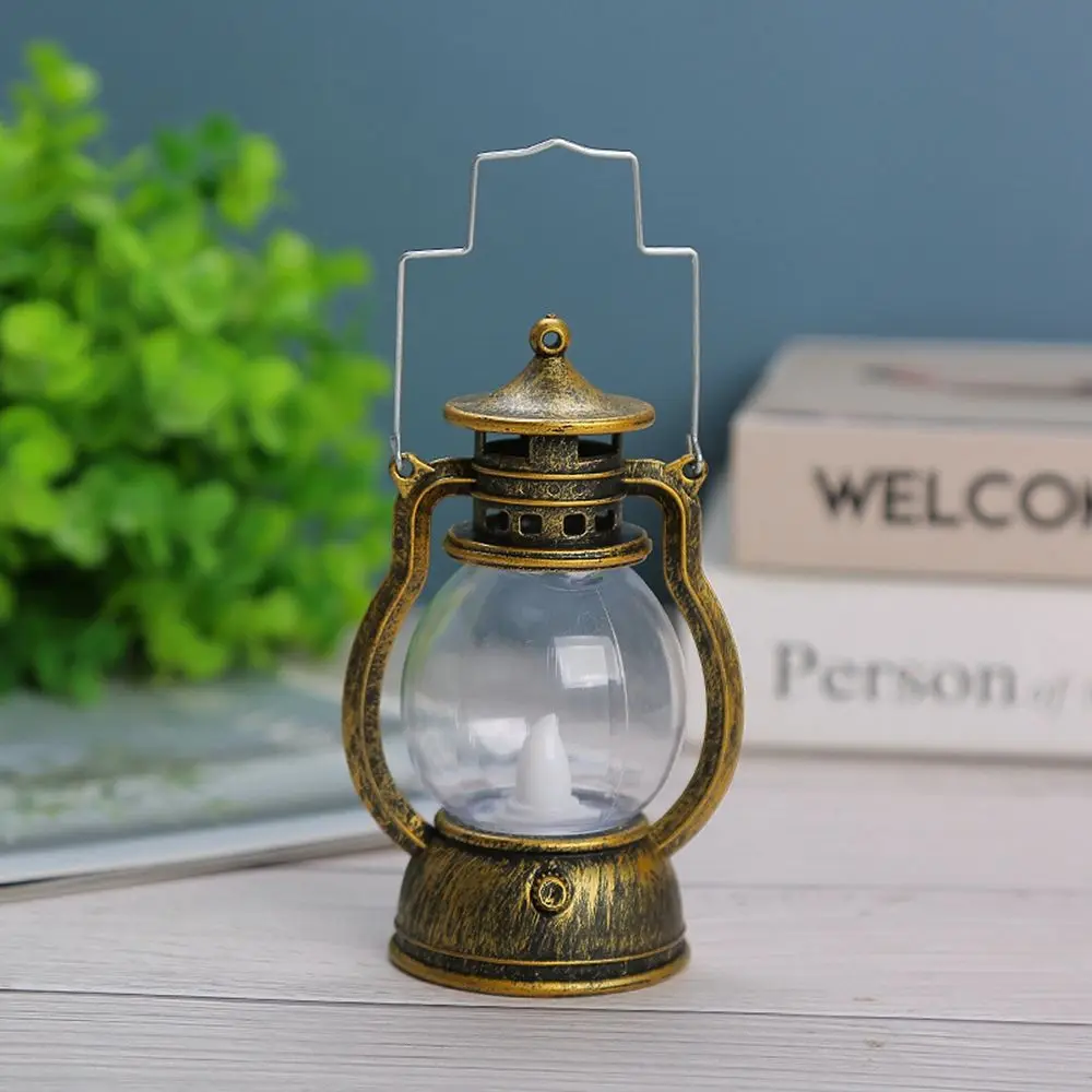 

1pc Creative Ornament With Hanging Party Supplies Christmas Pendants Pony Lantern Christmas Decoration Led Light Oil Lamp
