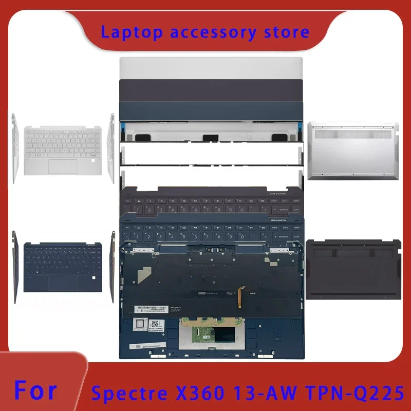 Brand new for X360 13-AW TPN-Q225 laptop LCD back cover/front panel/hinge/palm rest/bottom cover ABCD cover 13.3 inches