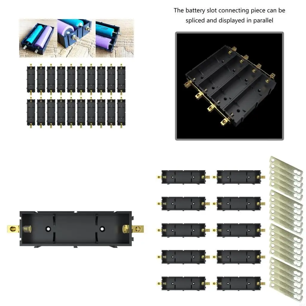 

103F Расширяемый ящик для хранения батарей, чехол-держатель, универсальный батарейный отсек, который можно использовать для DIY