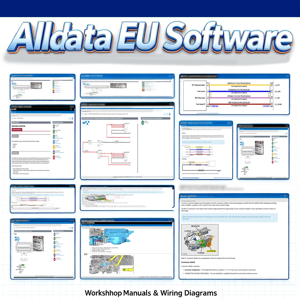 1-Year Alldata EU Whole Data Auto Online Data Account All Repair Software Update Online Workshop Deluxe Full Version Car Tools