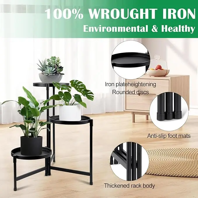 

Новая подставка для цветов с растениями, цветочный горшок для дома и улицы, круглый металлический цветочный горшок, дисплей в горшке