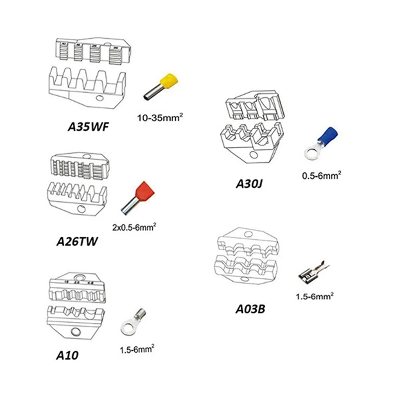 Wire Crimper Tool Set Crimping Pliers Tool Set Cable Scissors And Wire Stripper Terminal Crimper Set