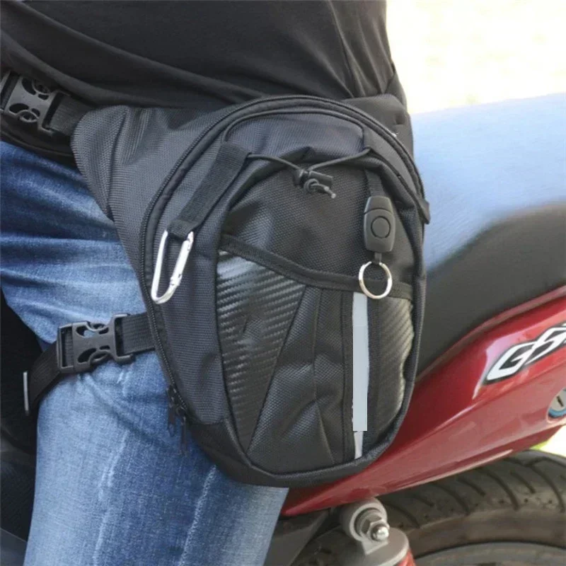 Motorcycle Leg Bags Waterproof Waist Pack Men Fanny Thigh Canvas Belt Outdoor Bike Hot Man Adjustable Leg Bag Package Moto Bag