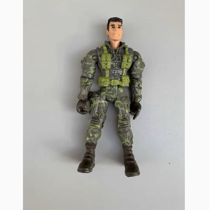 1:18 스케일 군인 부대 3.75 인치 액션 피규어 플라스틱 장난감 장식 클래식 소장품