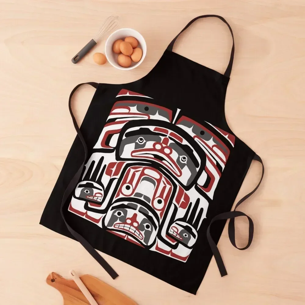 

Northwest Native American Box Panel Apron Kitchen Things For Home useful gadgets for home Dress Kitchen Tools Accessories Apron
