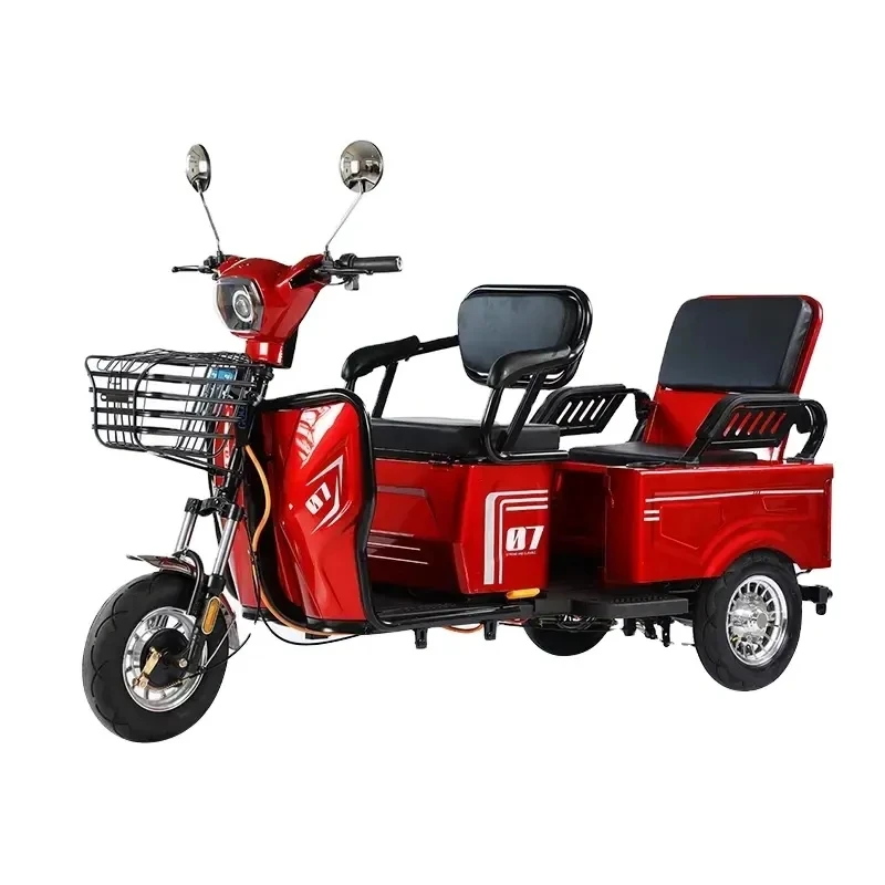 500w-1000w Three-wheel Electric Vehicle Factory Pull Cargo Load Electric Bicycle Pull Guests 3-wheel Electric Motorcycle