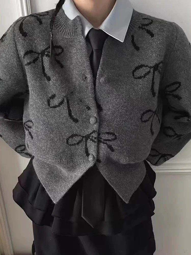 

Women's Thiened Long Sve Knitted Sweater Knot Outerwear Cardigan Coat Autumn 2025 New Sle Faion Ladies' Kn...