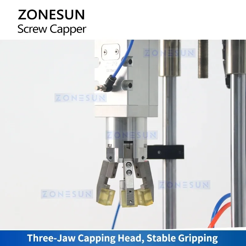 

ZONESUN ZS-XG0001 Automatic Bottle Capper Tabletop Capping Machine Bottle Sealer Capping Equipment Servo Motor