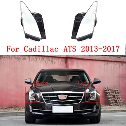 Car Front Headlight Lens Cover For Cadillac ATS 2013 2014 2015 2016 2017 Left and Right Glass Shell Plexiglass Lens Lampshade