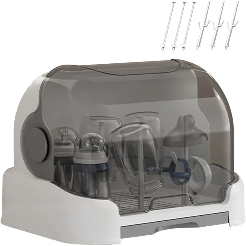 

Крытый ящик для хранения Sep N12R для детских бутылочек-пылезащитный контейнер для грудного молока и кухни, органайзеры Bambino для ванной комнаты