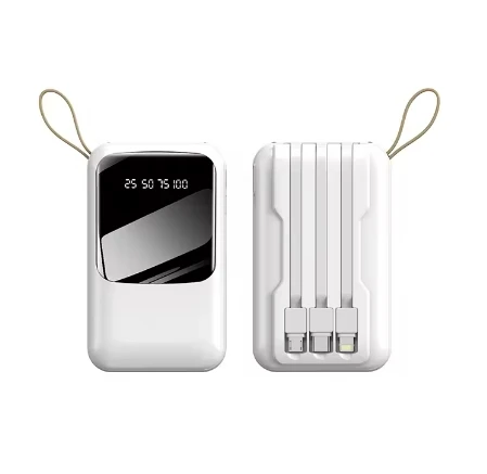 

Built in Cable 3 in 2 Universal Charging 10000/20000mah Power Bank with Led Digital Display