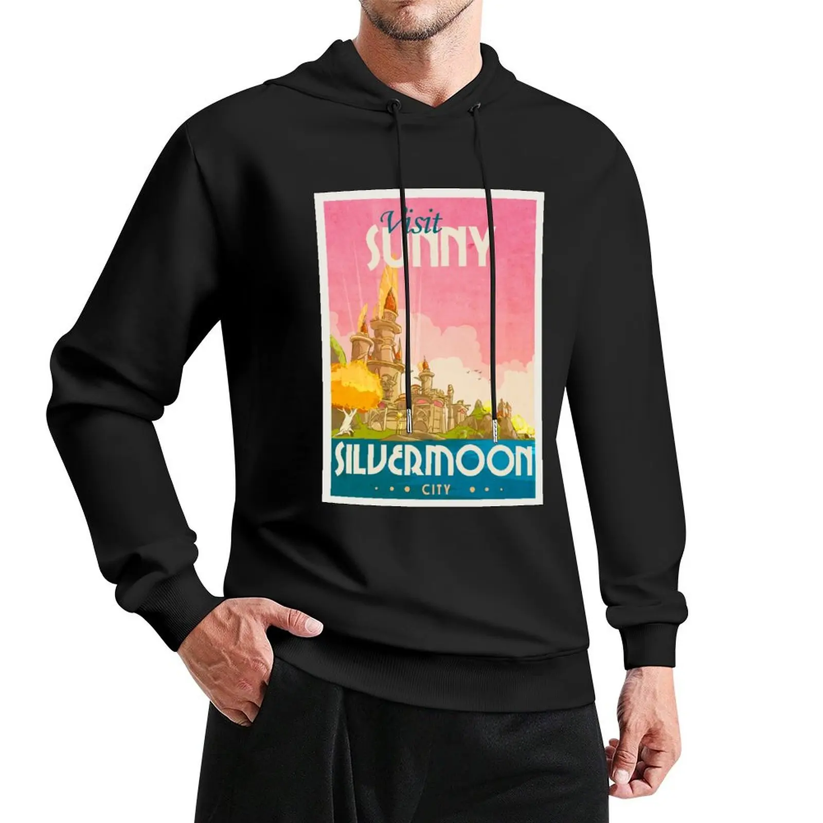 Visit Silvermoon City Pullover Hoodie korean autumn clothes tracksuits