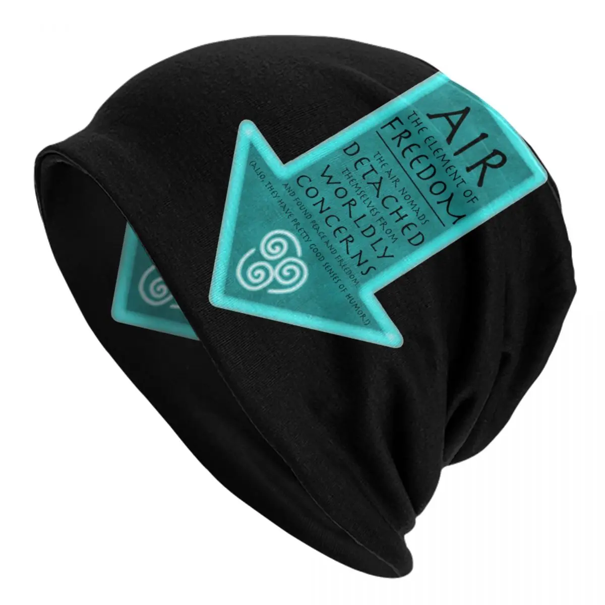 Avatar Aang Arrow Skullies-gorros Unisex, gorro de punto cálido de invierno para adultos, gorra de esquí al aire libre con dibujos animados, gorros sombreros