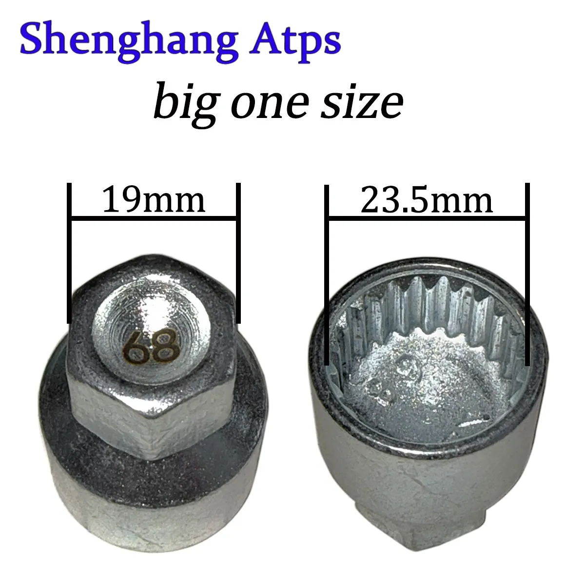 #60 - #69 Big Caliber For Porsche Car Tire Anti-Theft Screw Removal Tool Socket Wrench Disassembly Tool Key Sleeve Repair Kit