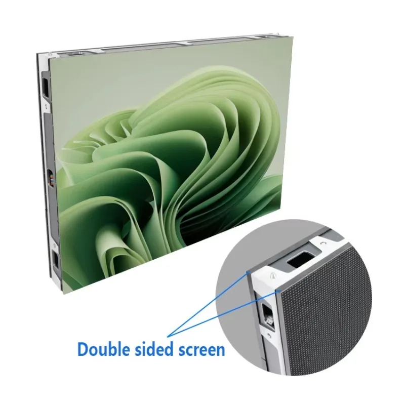 

Indoor HD 4K P1.25 P1.53 P1.86 SMD Small Spacing Double Face LED Screen for Airports, Commercial Centers, Supermarkets, Etc.