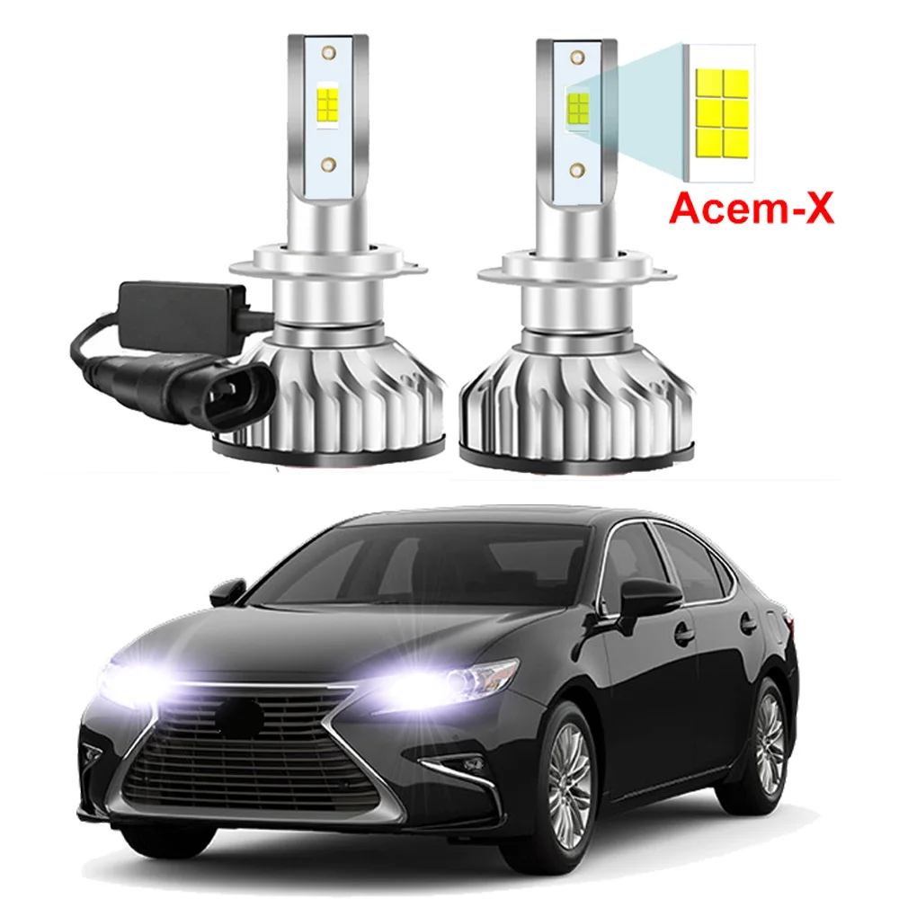 

2Pcs Car LED Headlight Bulbs High Beam For Lexus ES 350 ES350 2016 2017 2018 (Only fit original is halogen) High Beam Canbus