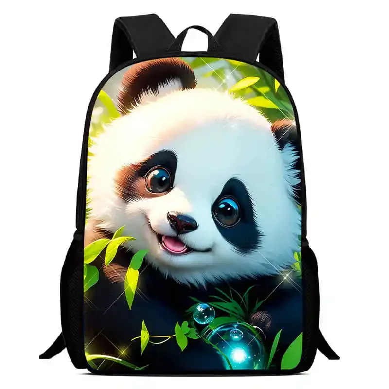 

Школьный рюкзак Disney Mochila, детские школьные сумки с рисунком панды для девочек и мальчиков, прочные и легкие детские сумки для детского сада