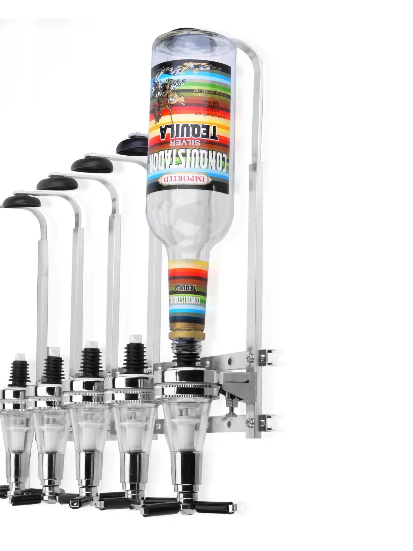 

Настенная разливочная стойка с 6 головками, прямой ряд, разливочное устройство, зарубежный дозатор, мерная база