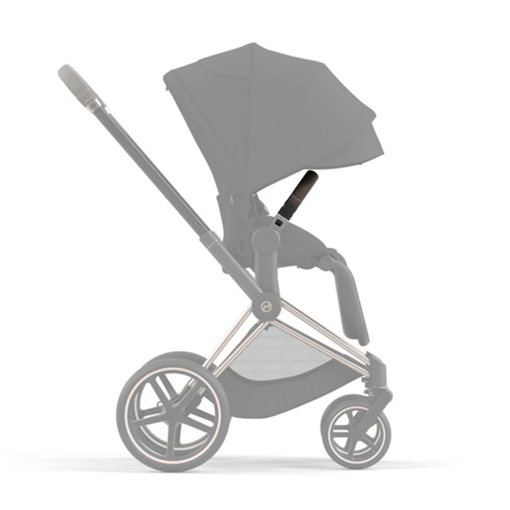 Buggy Bumper Bar Upgrade For Priam 2019~2026 With Leather Cover Compatible Cybex Priam 3/4 Armrest Baby Stroller Accessories