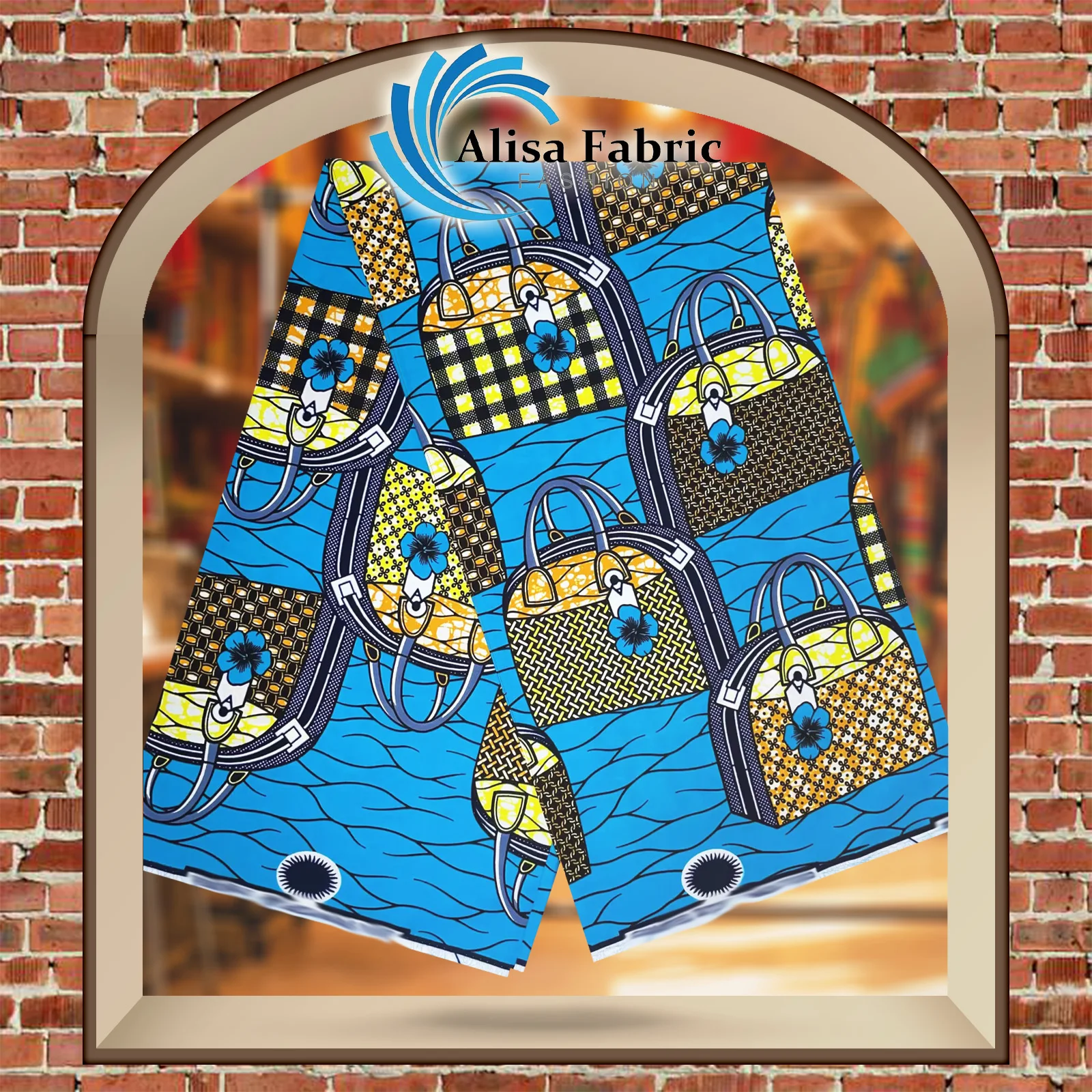 

Новые поступления, суперткань, африканская восковая ткань, 6 ярдов для африканской культурной одежды, приятная для кожи, дышащая, готовая к отправке Worldwid